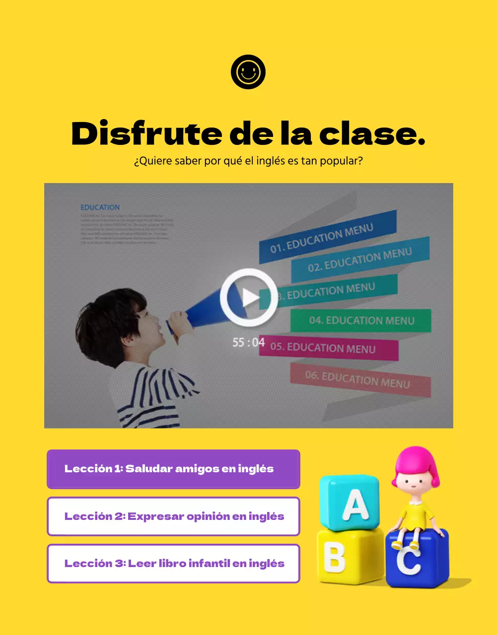 Detalles de la escuela de inglés