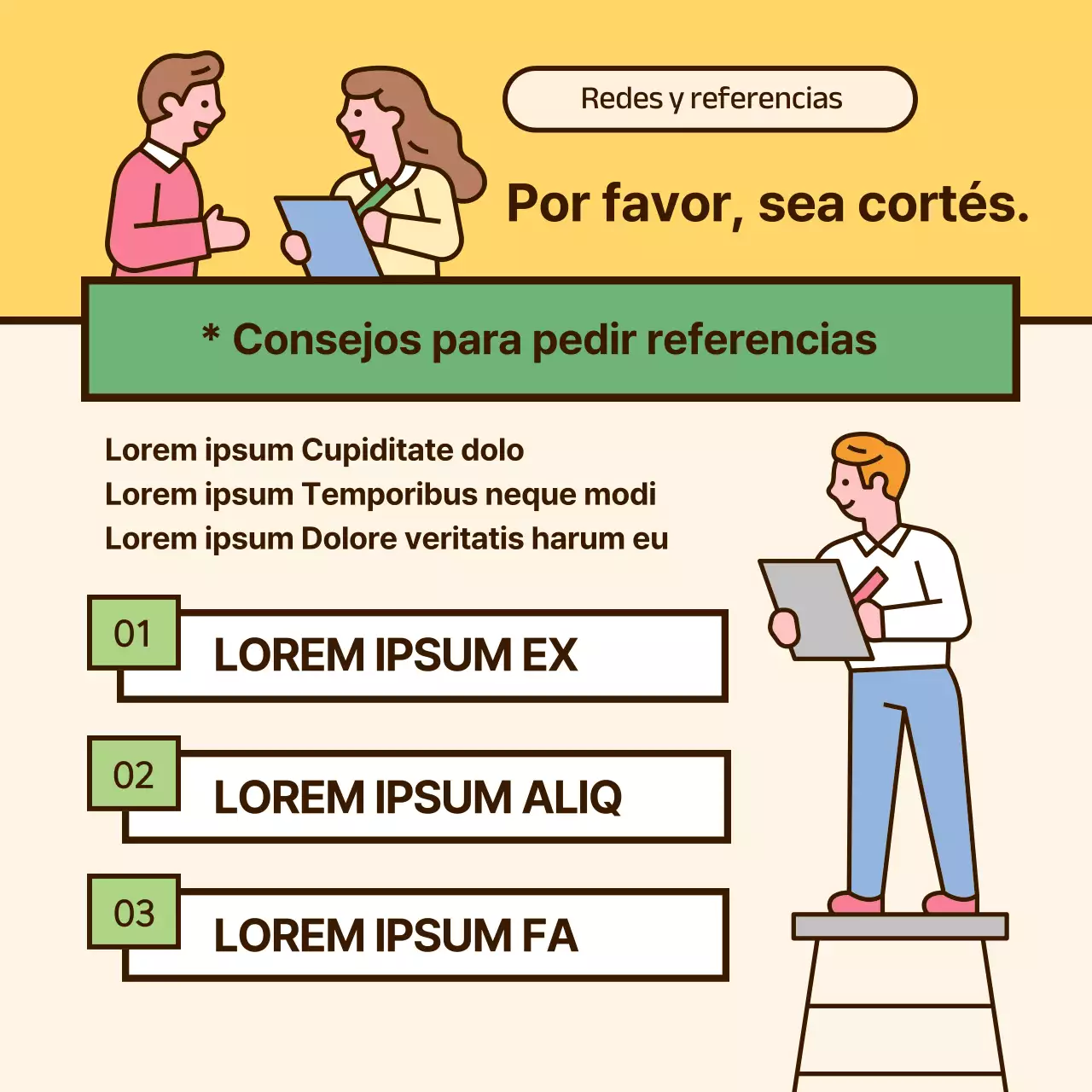 Destacando simpáticas ilustraciones en colores pastel Cómo tener éxito en un cambio de trabajo