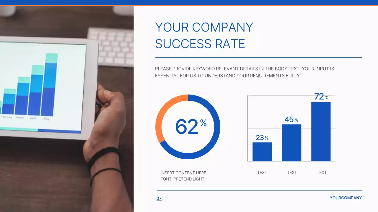 블루 프로페셔널 마케팅 제안 프레젠테이션