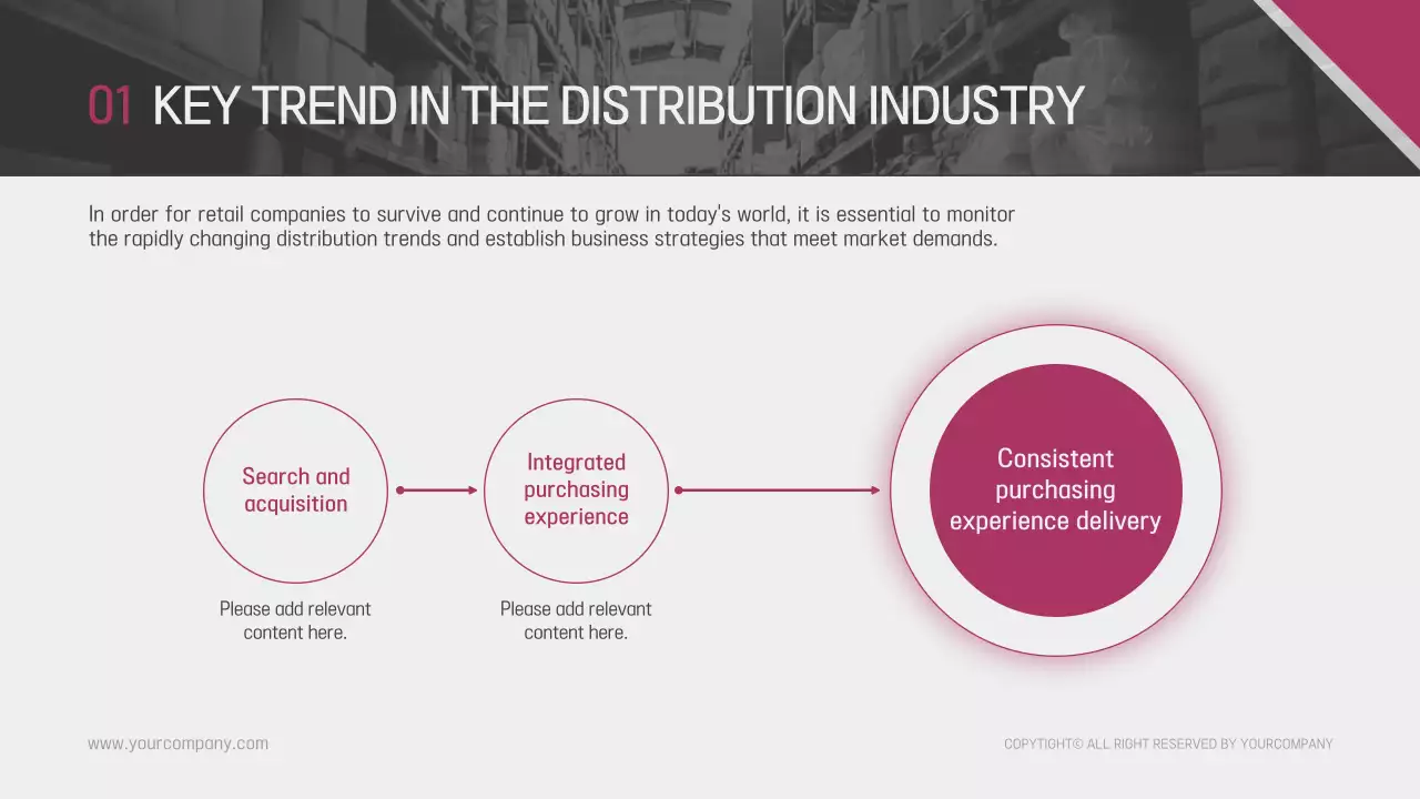 그레이 모던 유통 프리젠테이션