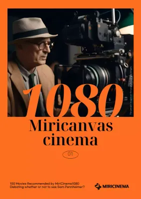 Orange Vintage Cinema Promotion Book Cover
