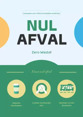 Studentencampagne over eco in de groene lucht