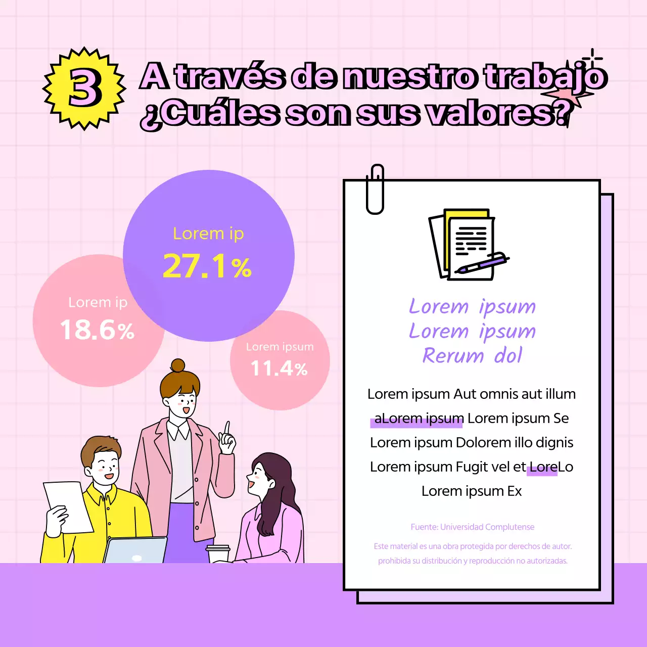 Ilustraciones en colores pastel Carreras preferidas por la Generación Z