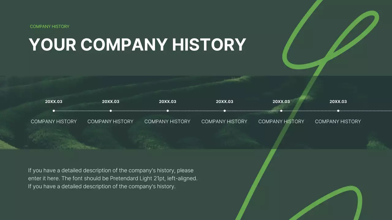 Green Modern 회사 브로셔 프레젠테이션