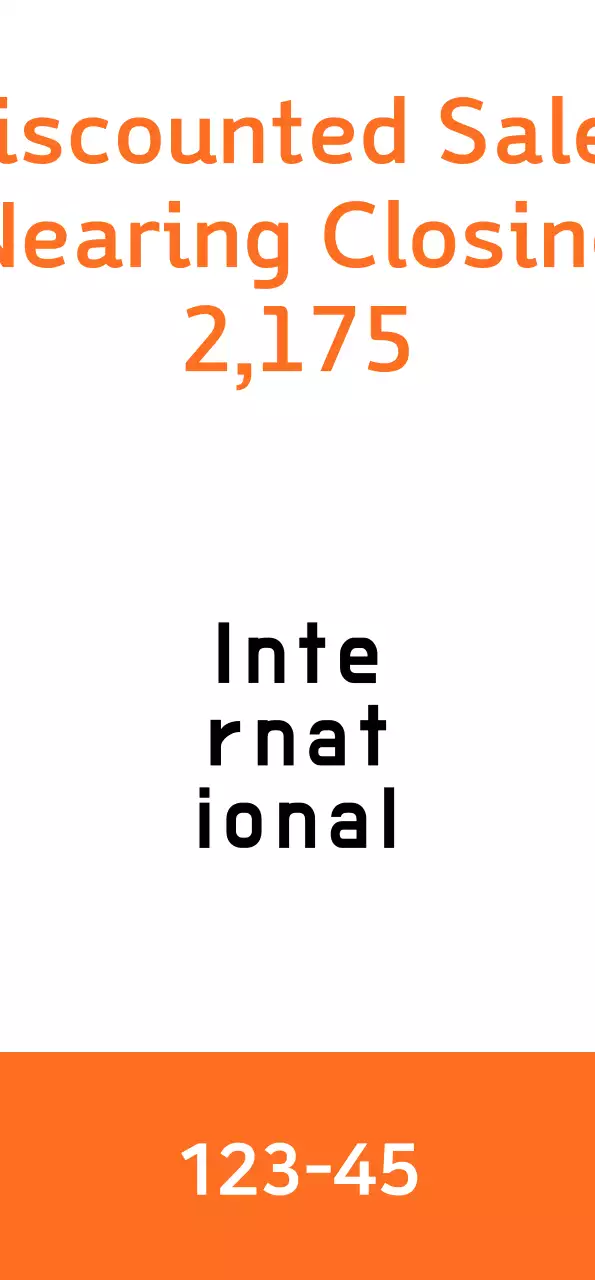 Real estate banners with orange points