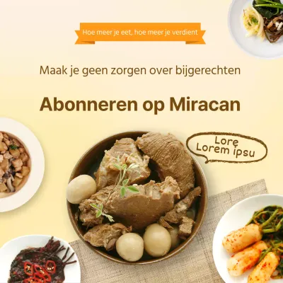 Bruin en oranje bijgerecht thema