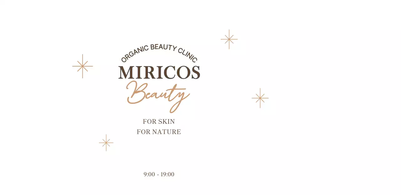 Luxurious and bright cosmetic clinic in beige and gold