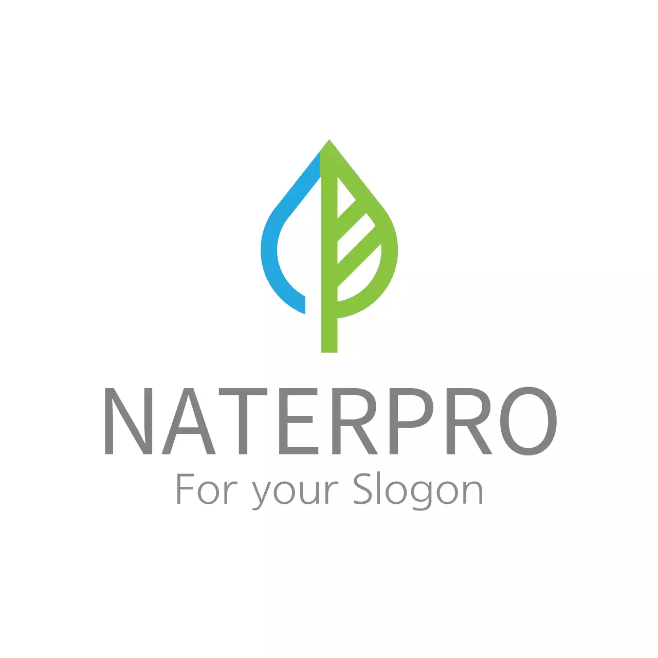 緑 シンプル 会社案内 ロゴ