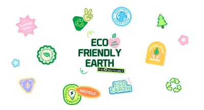 Sticker Concept for Green Color's Eco Campaign