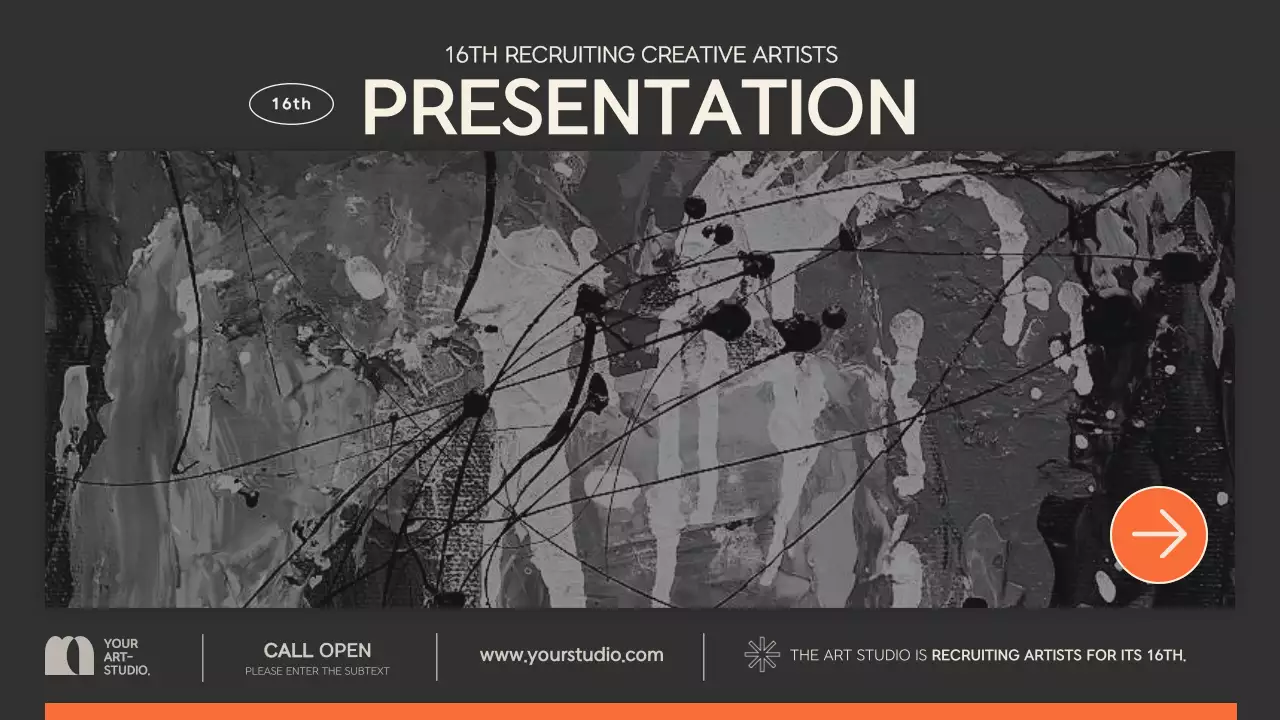 그레이 추상 미술 모집 설명회