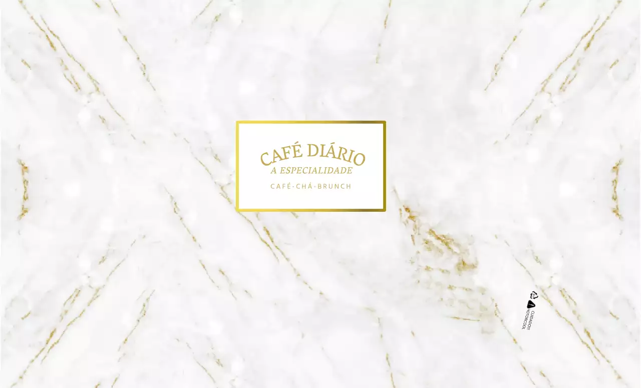 Desenho de chávena de papel para café com padrão de mármore