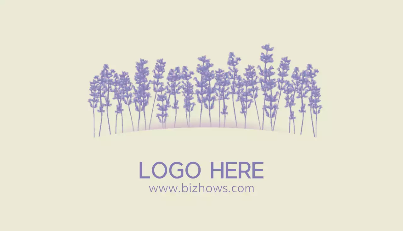 ベージュ シンプル ビジネス 名刺