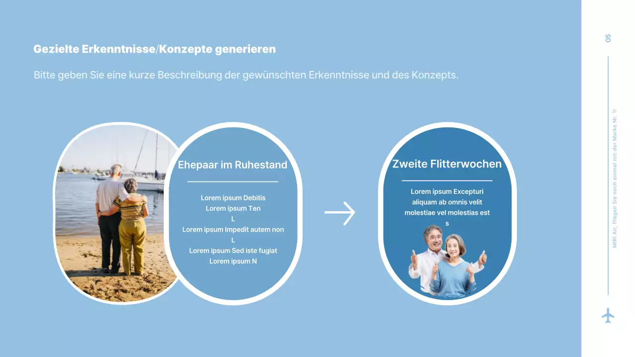 Flugzeugfenster in blauem Konzept Airline-Werbung kurz