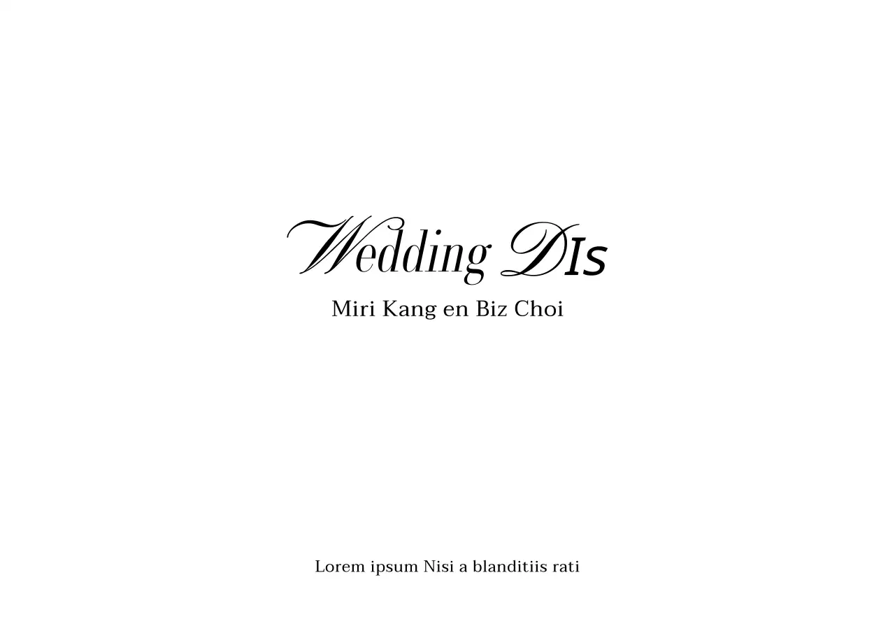 Een concept voor huwelijksuitnodigingen met een vleugje klasse