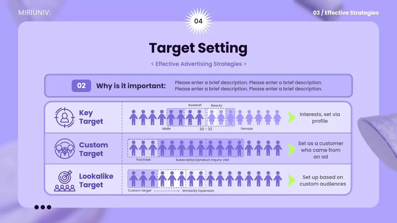 Presentasi Panduan Periklanan Abstrak Ungu