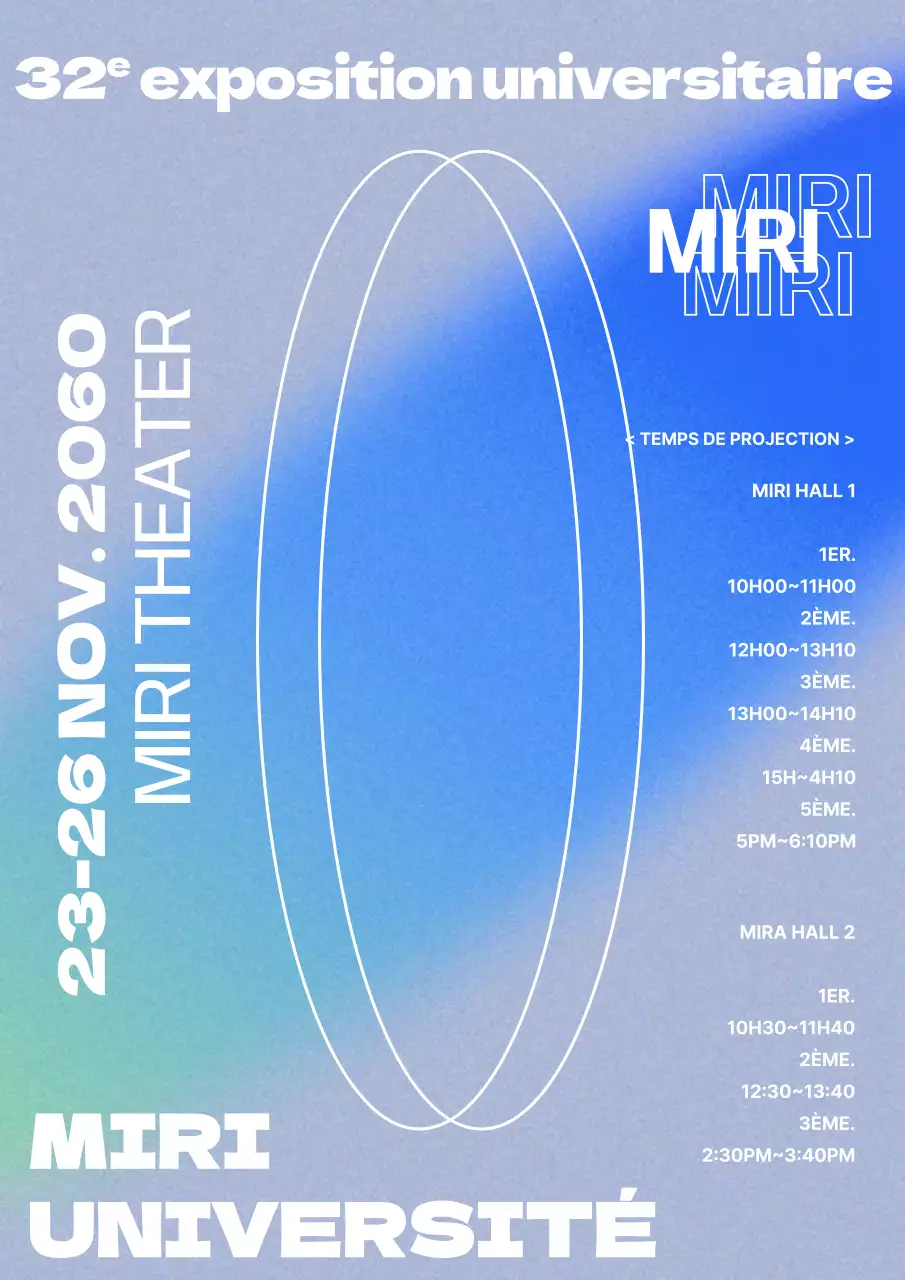 Une fête de remise des diplômes simple avec un dégradé subtil de bleu