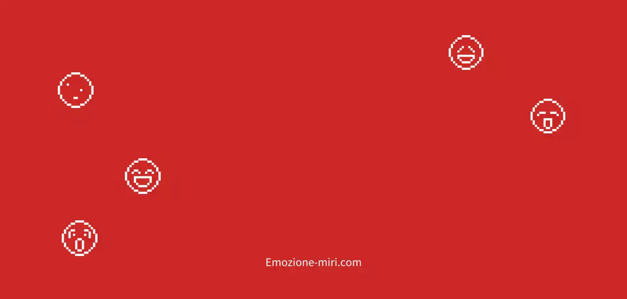 Progettato con simpatiche illustrazioni di punti e uno sfondo rosso