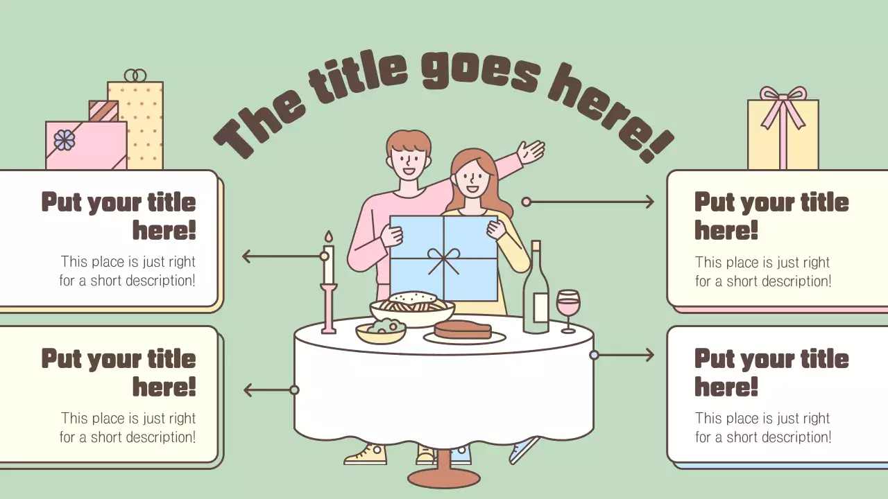 베이지 레트로 이벤트 초대장 프레젠테이션