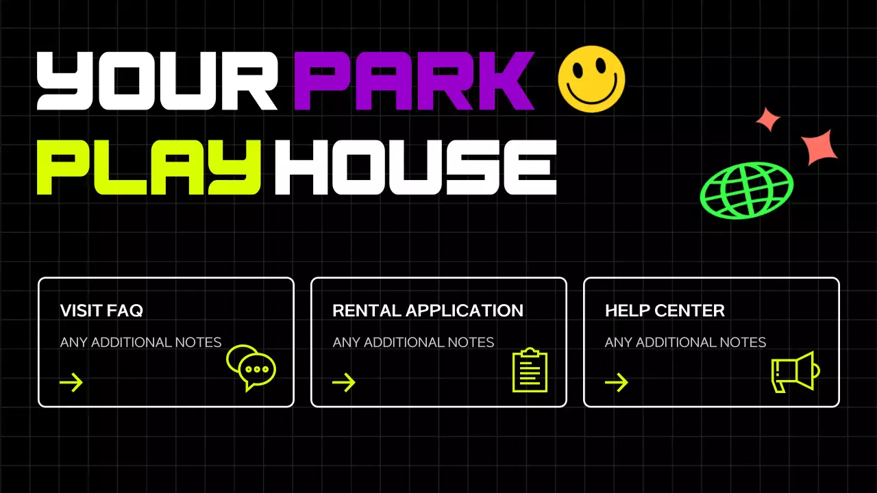 Black Modern Venue Manual Presentation