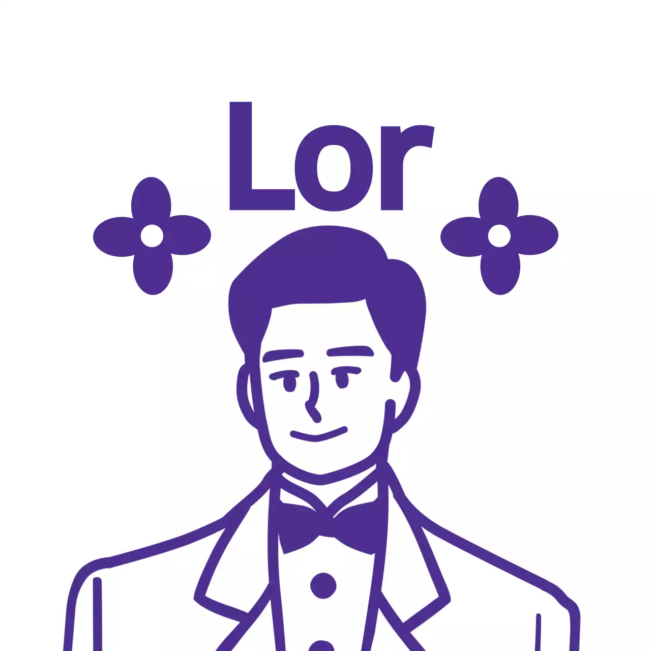 Perayaan pernikahan yang dihiasi dengan ilustrasi bunga hitam