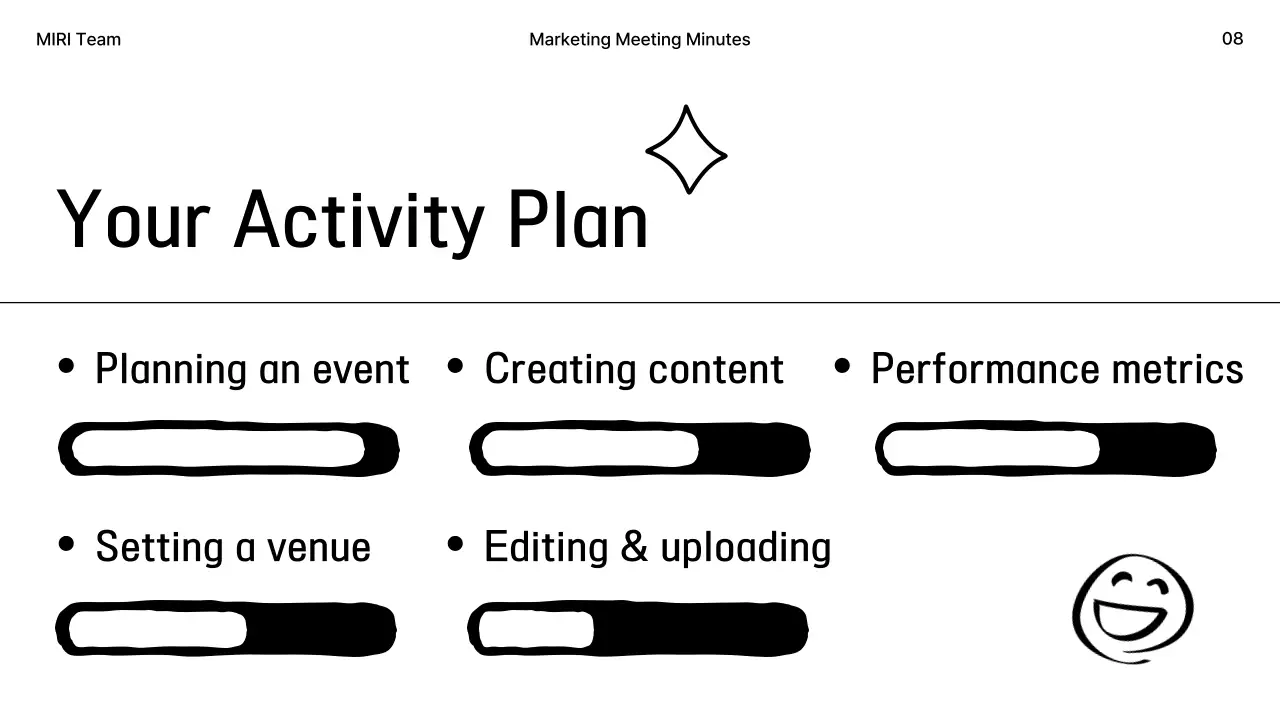 Black Minimal Marketing Document Presentation