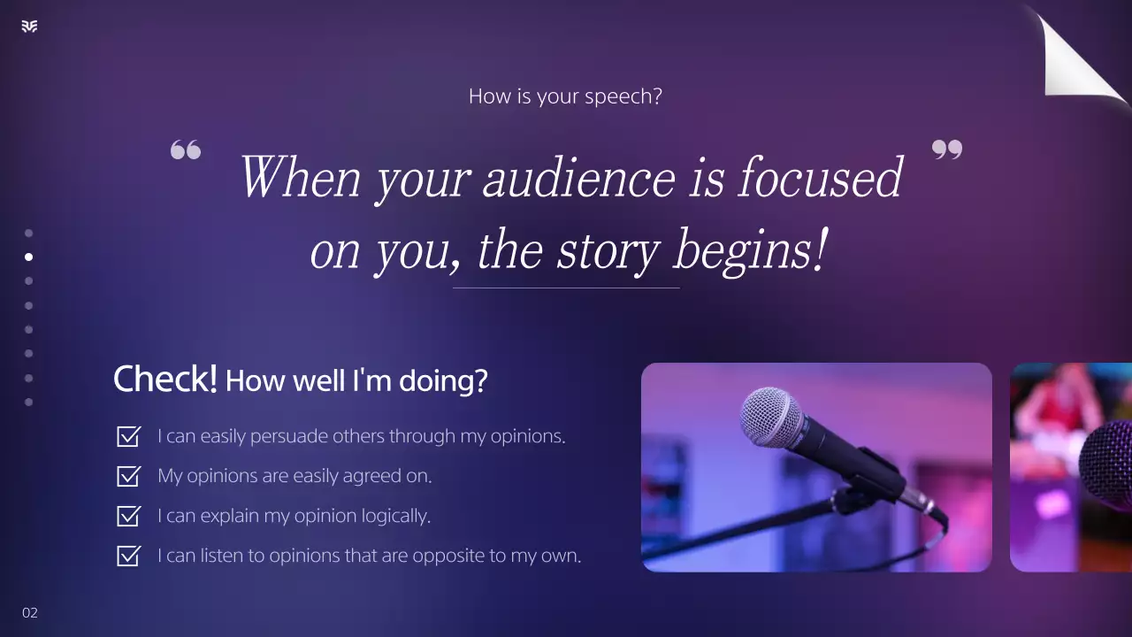 해군 전문가 연설 과정 프레젠테이션