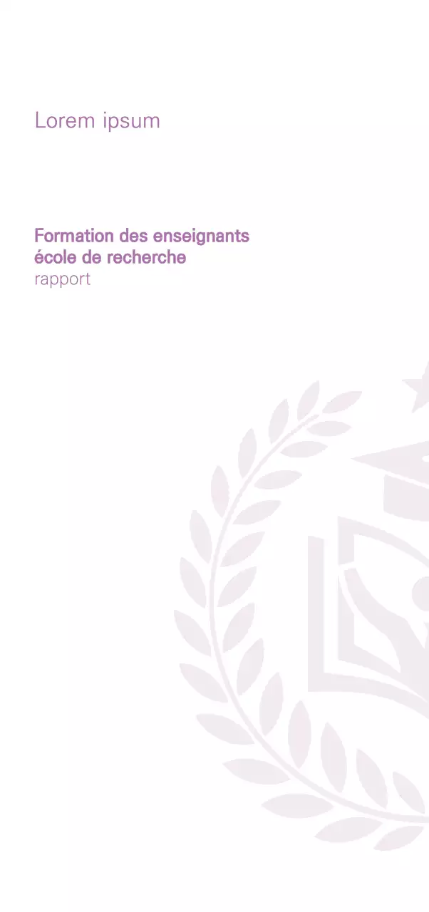 Rapports avec votre logo sur fond blanc