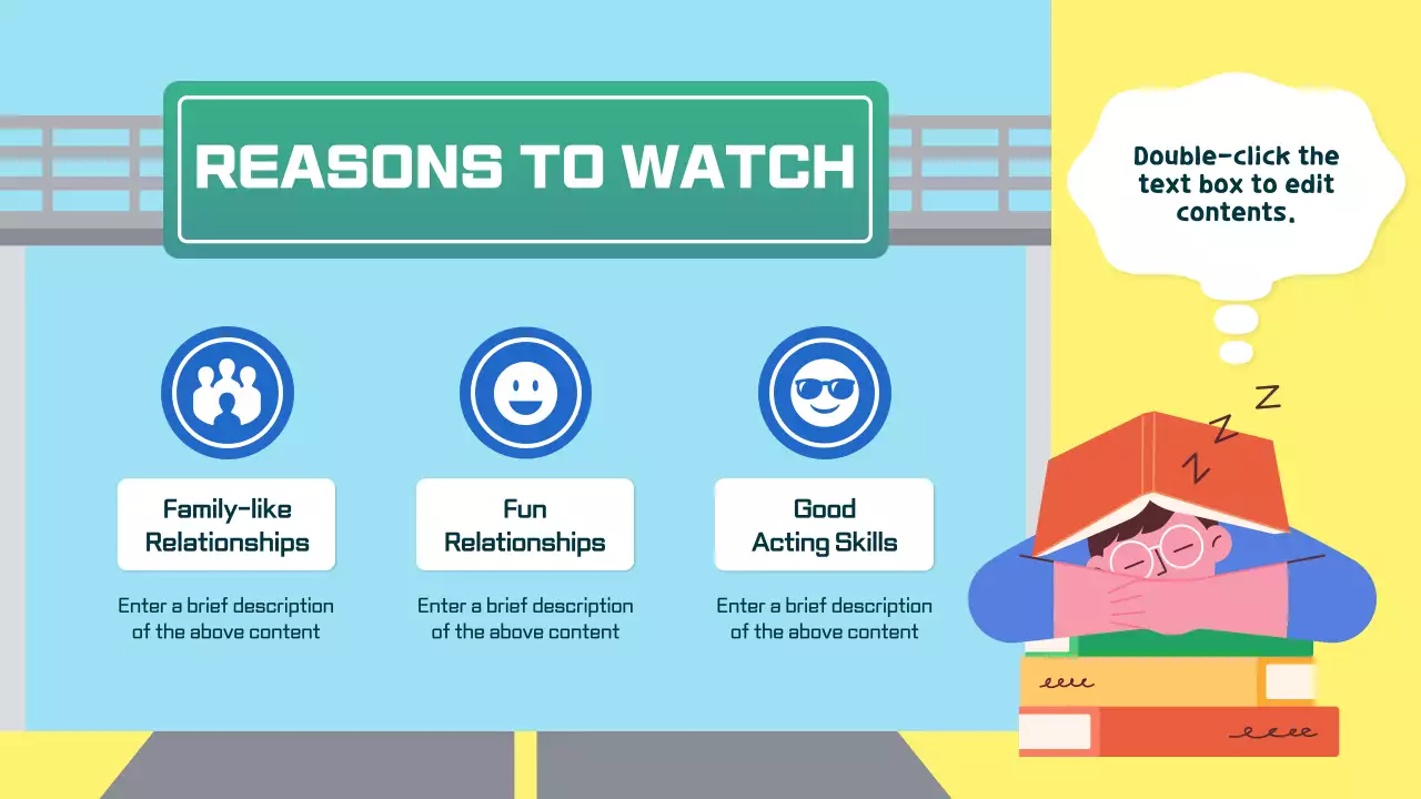 옐로우 모던 오트 가이드 프레젠테이션