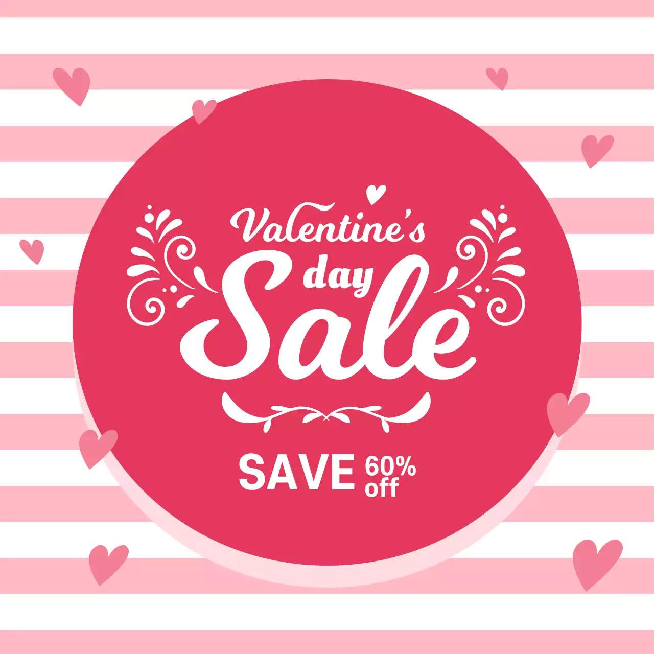 ピンク かわいい セール ポスター Instagram投稿