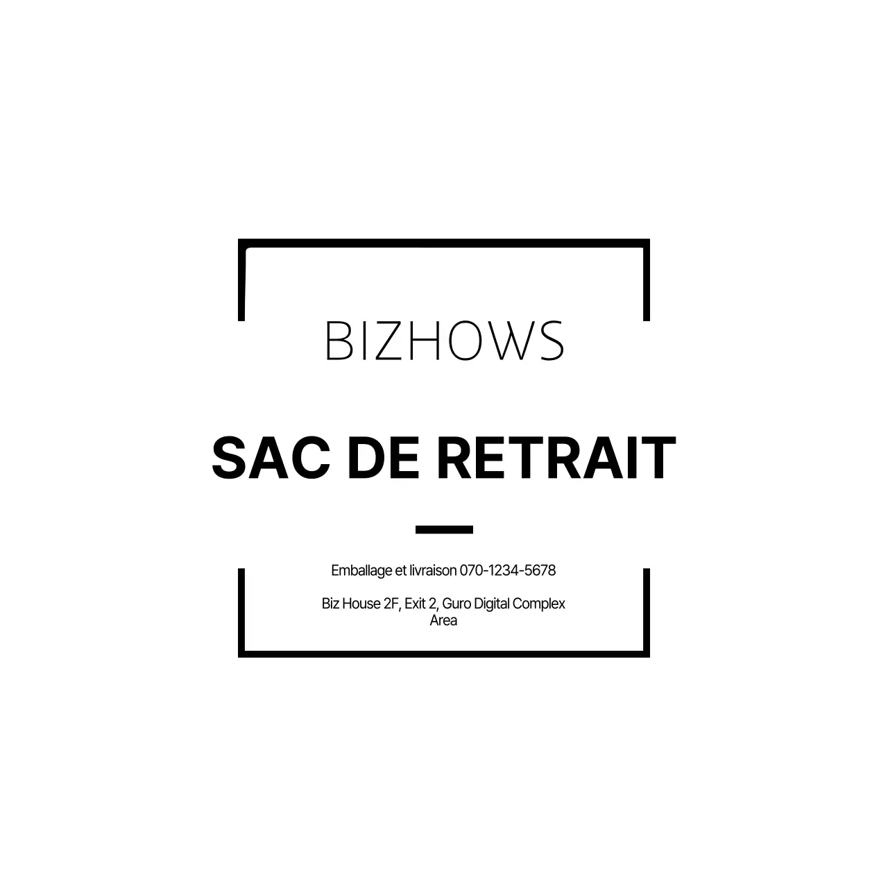 Sacs en plastique à emporter