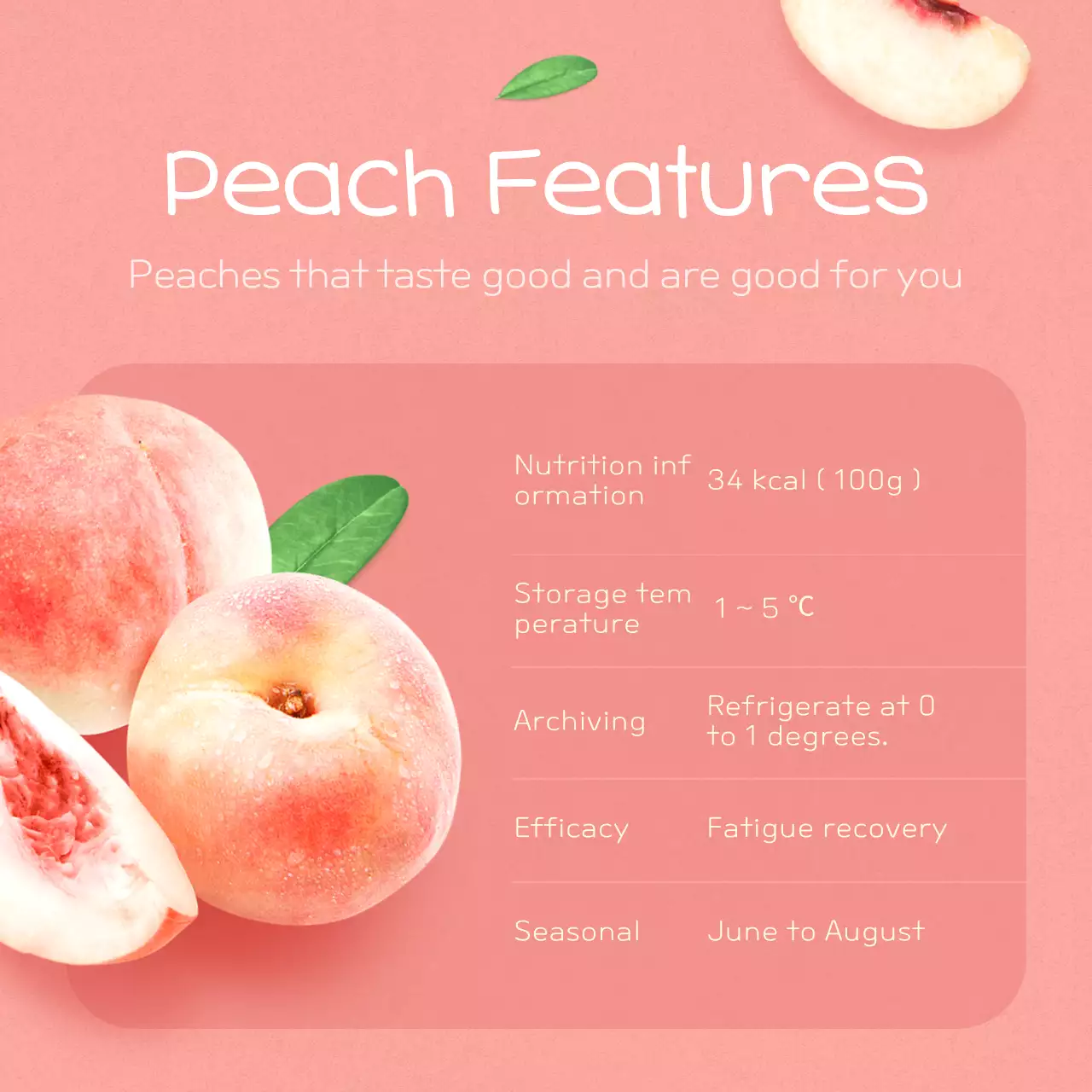 Pink Modern Peach Promotion Instagram Carousel