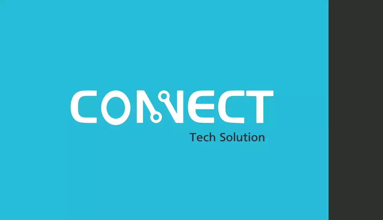 青 シンプル ビジネス 名刺