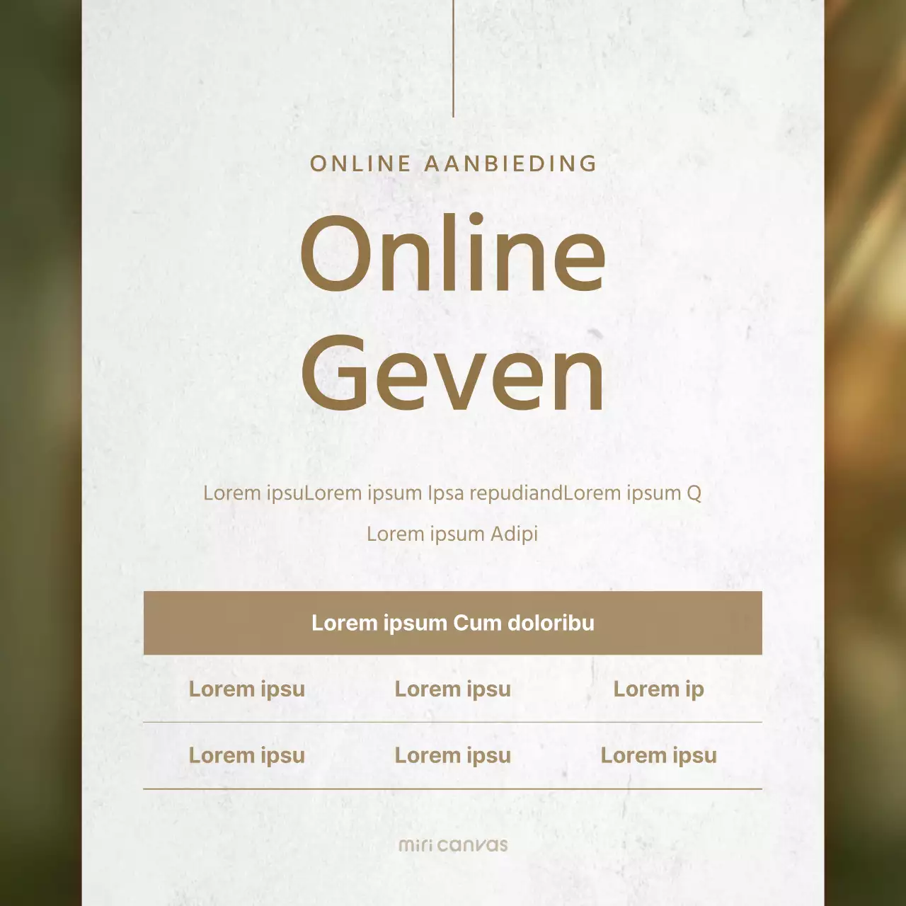 KhakiGoudKlassiekKerkThema