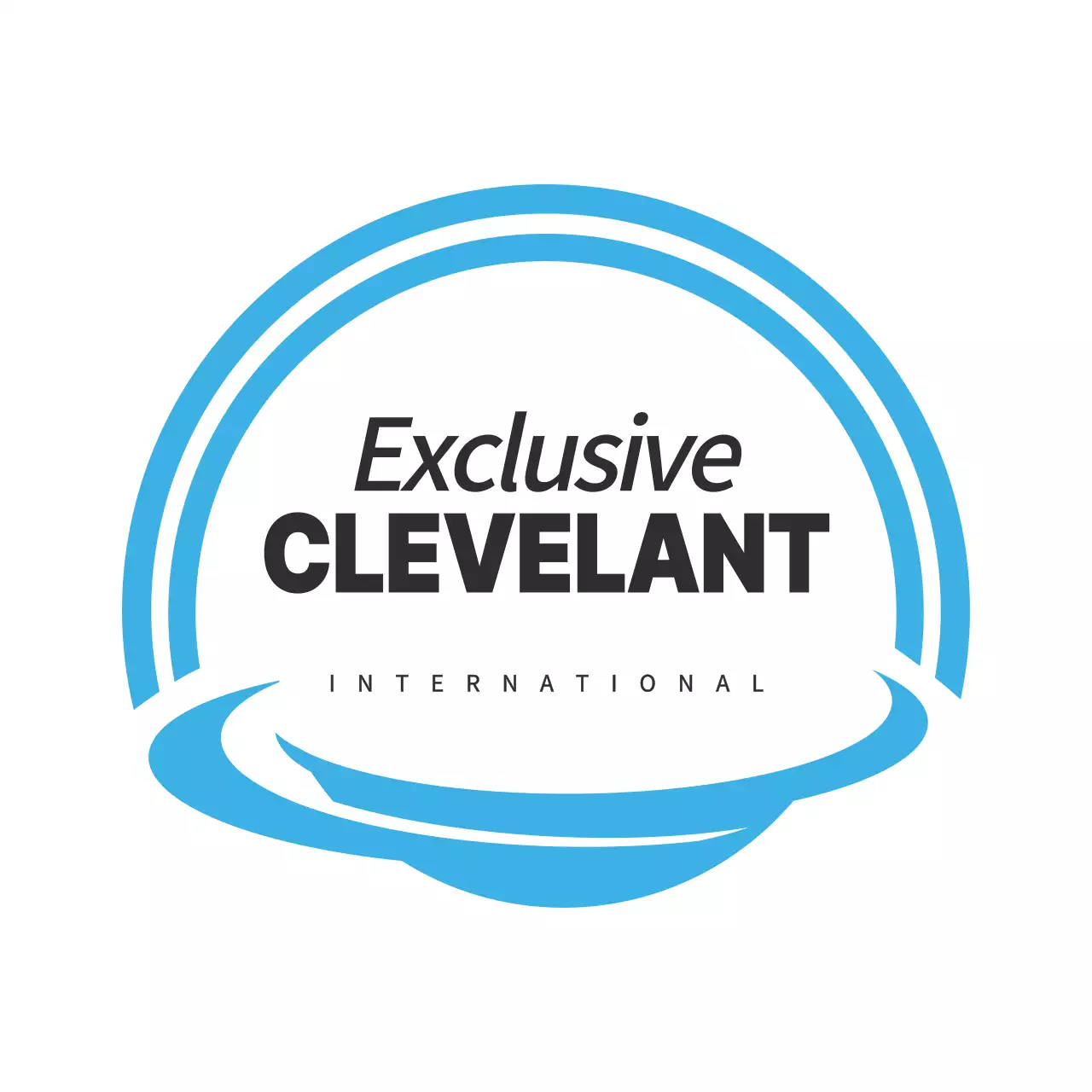 青 シンプル 会社案内 ロゴ