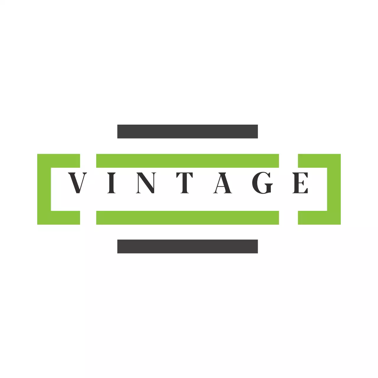 緑 モダン ロゴ