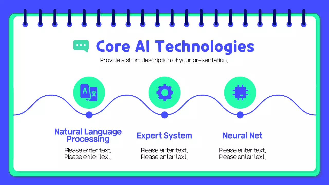 블루 모던 Ai 가이드 프레젠테이션