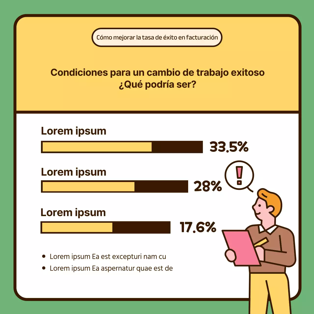 Destacando simpáticas ilustraciones en colores pastel Cómo tener éxito en un cambio de trabajo