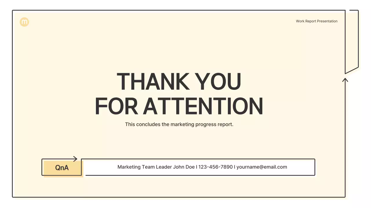 Beige Professional Marketing Report Presentation