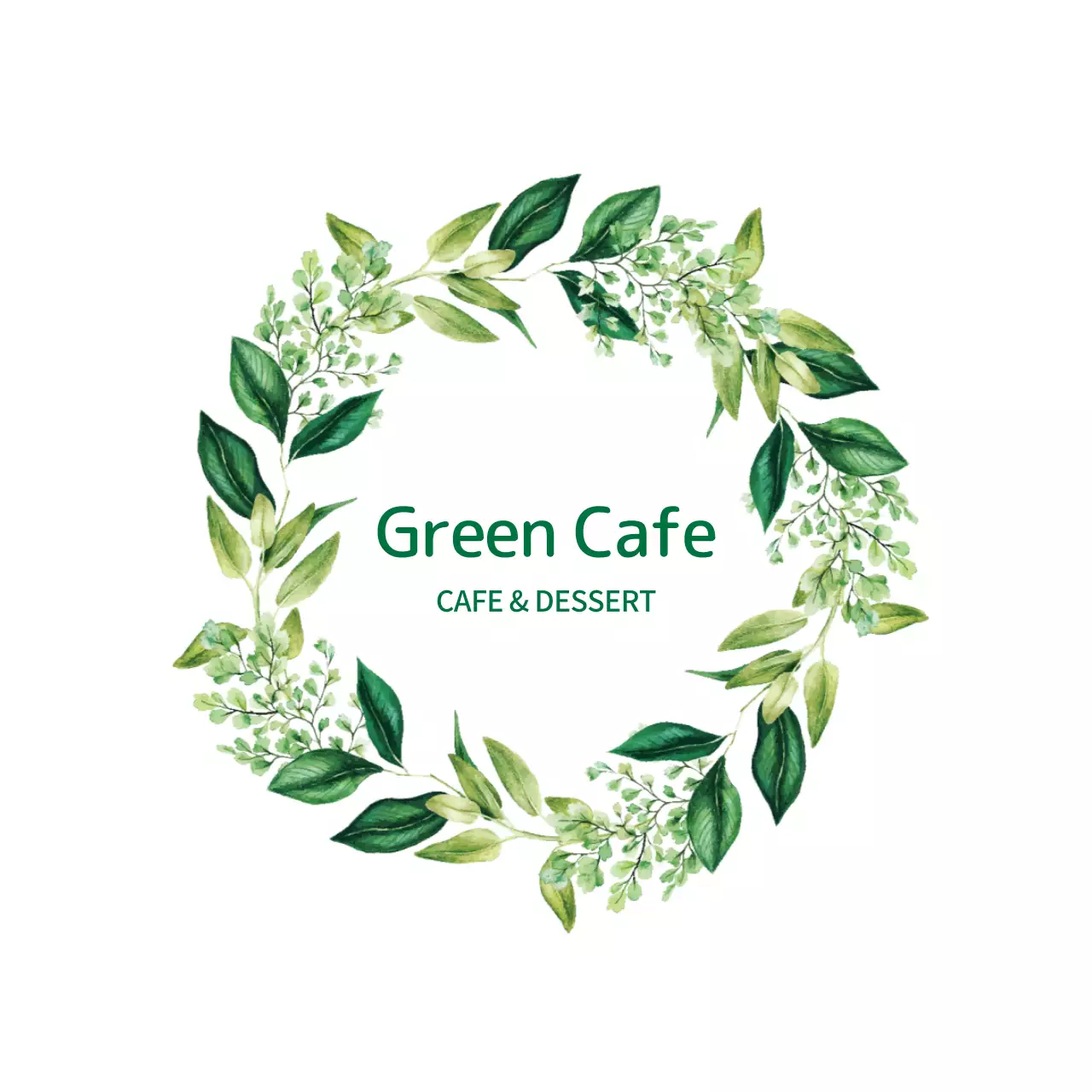 白を基調としたイラスト感性的なカフェのPR