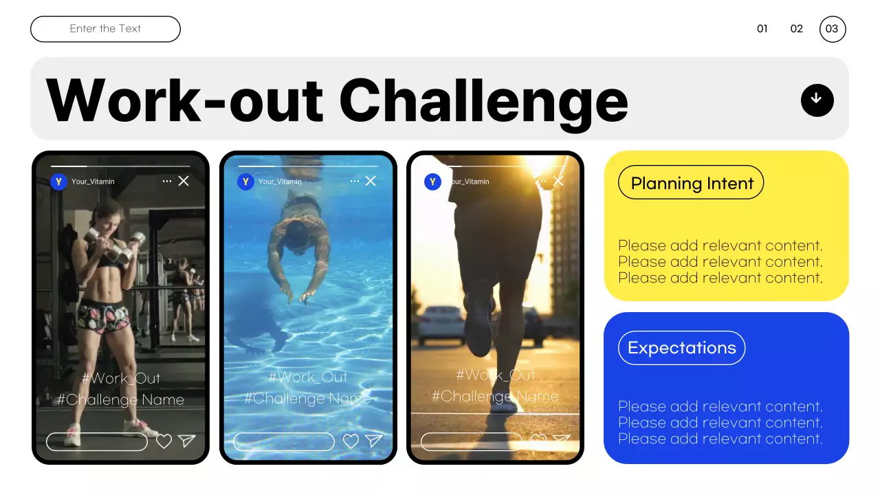 다채로운 현대 비타민 마케팅 프리젠테이션