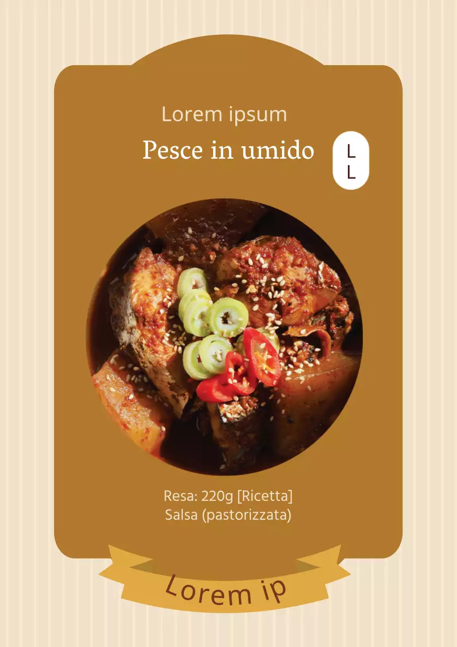 Poster di design per l'etichetta di prodotto della semplice salsa al peperoncino rosso