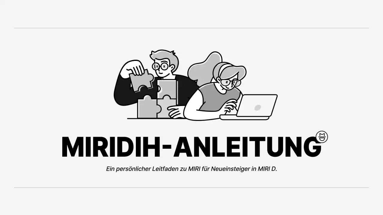 Ein einfacher, schwarz-weiß illustrierter konzeptioneller Brief