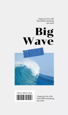 Wave Photo Frame Concept and Typography Design