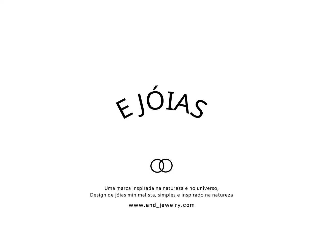 Para uma joalharia com um ícone de anel com um design simples e elegante em preto