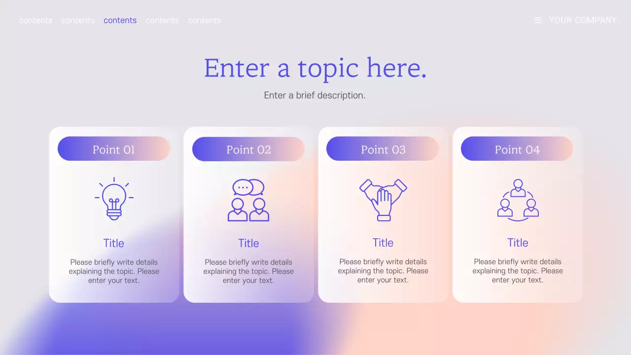 Blue Minimal Business Presentation