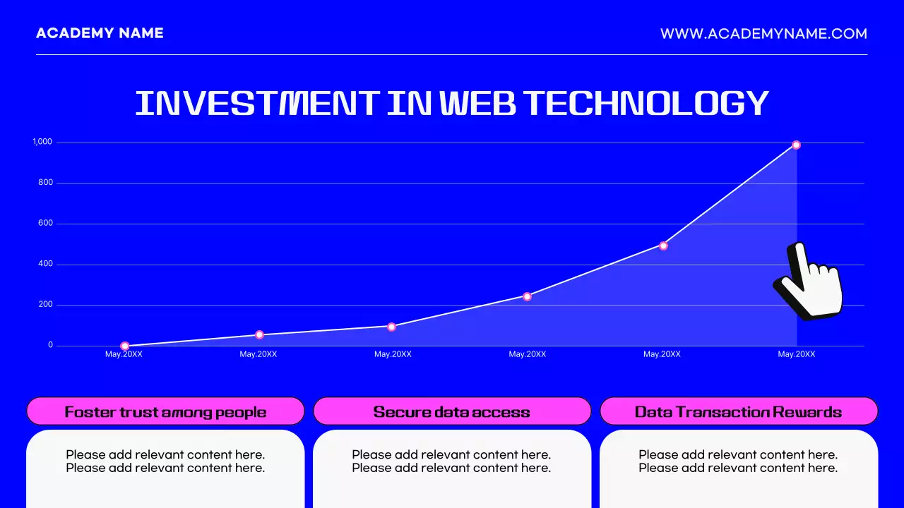 블루 모던 인터넷 가이드 프레젠테이션