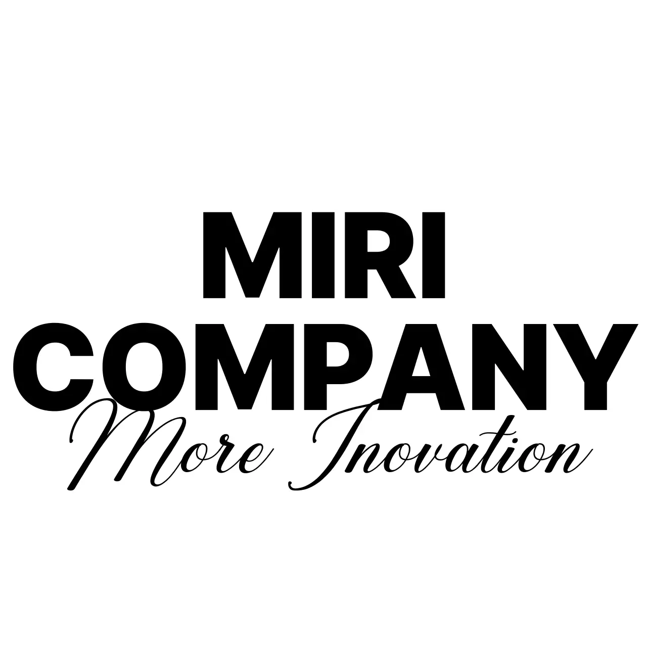 A company welcome kit with your company logo and slogan in black.