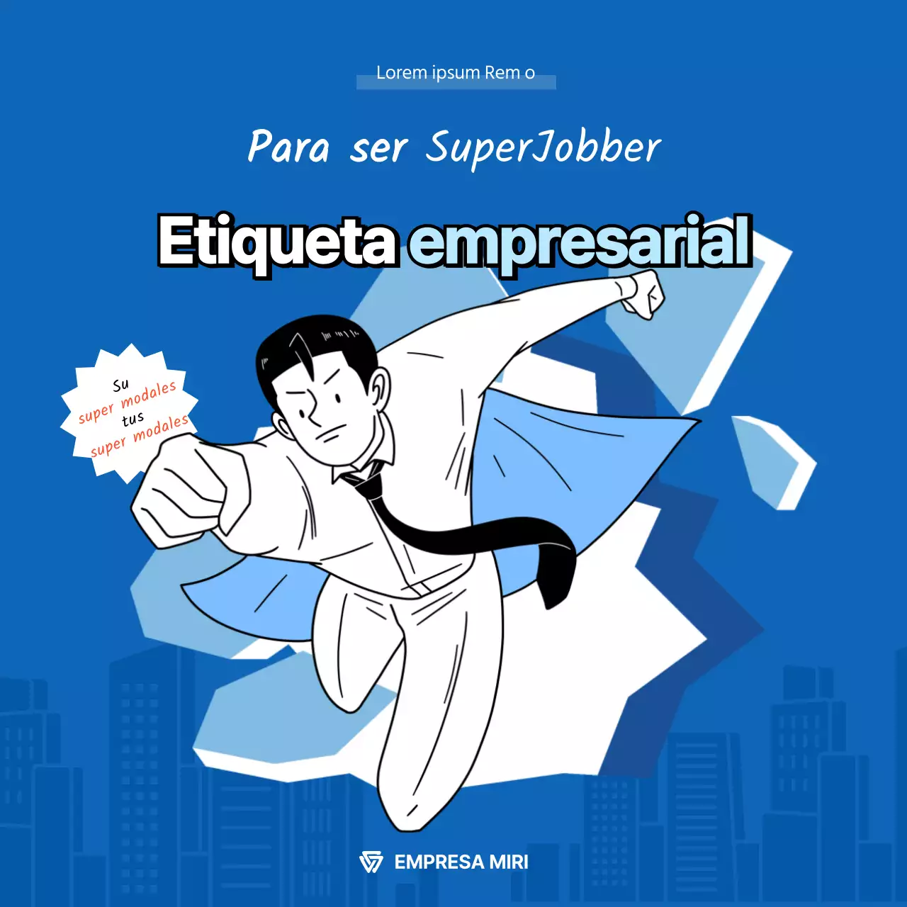 Superman azul Tarjeta de visitaNoticias