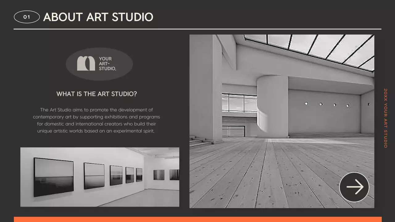 그레이 추상 미술 모집 설명회