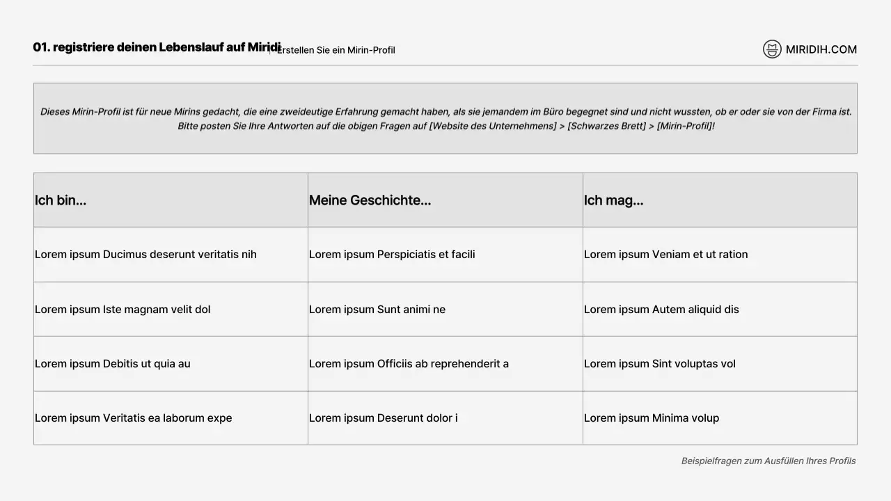 Ein einfacher, schwarz-weiß illustrierter konzeptioneller Brief